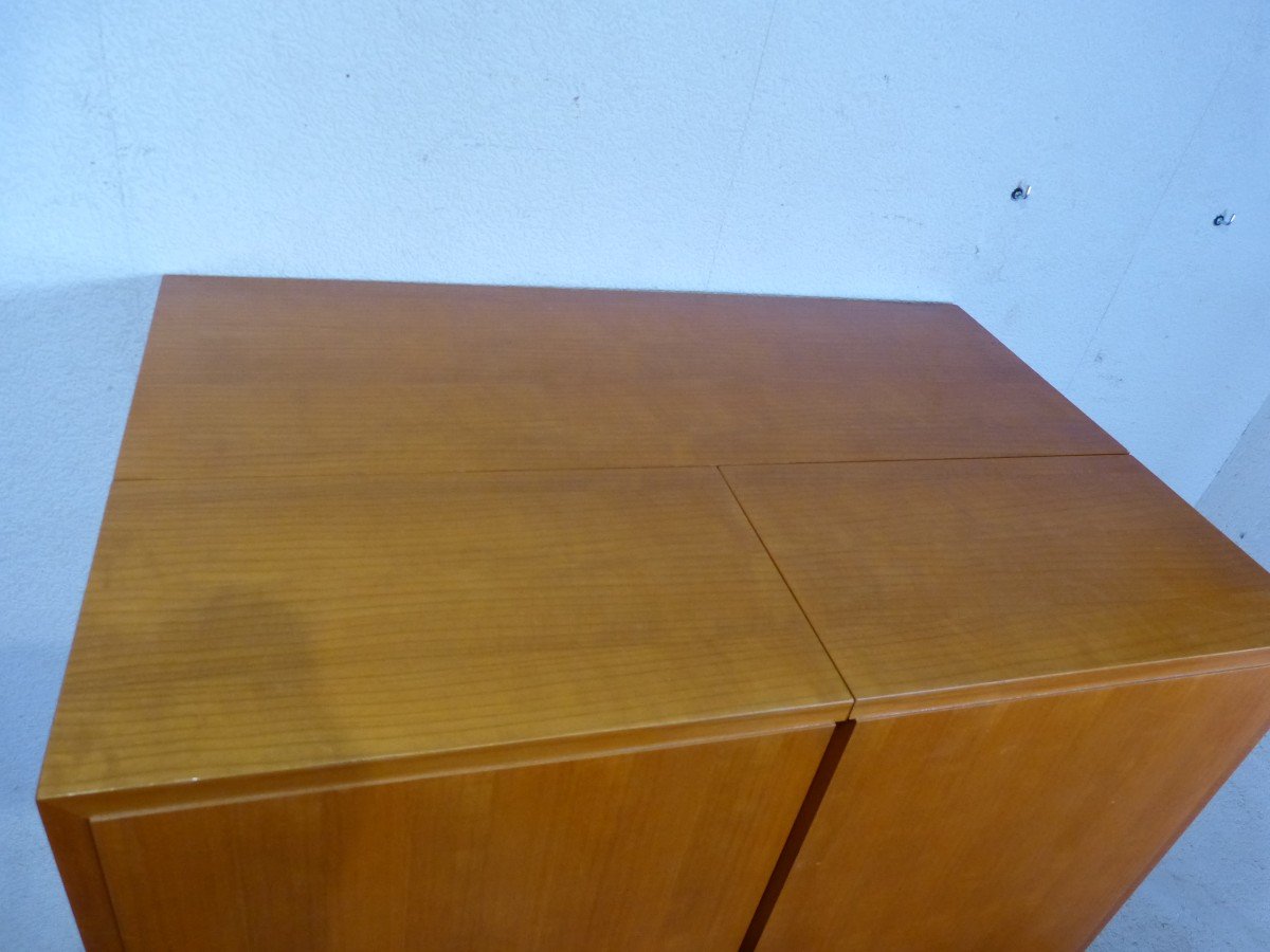 Ernst Mumenthaler  Et Otto Meier "magic Box" Bureau Malle Dépliable-photo-6