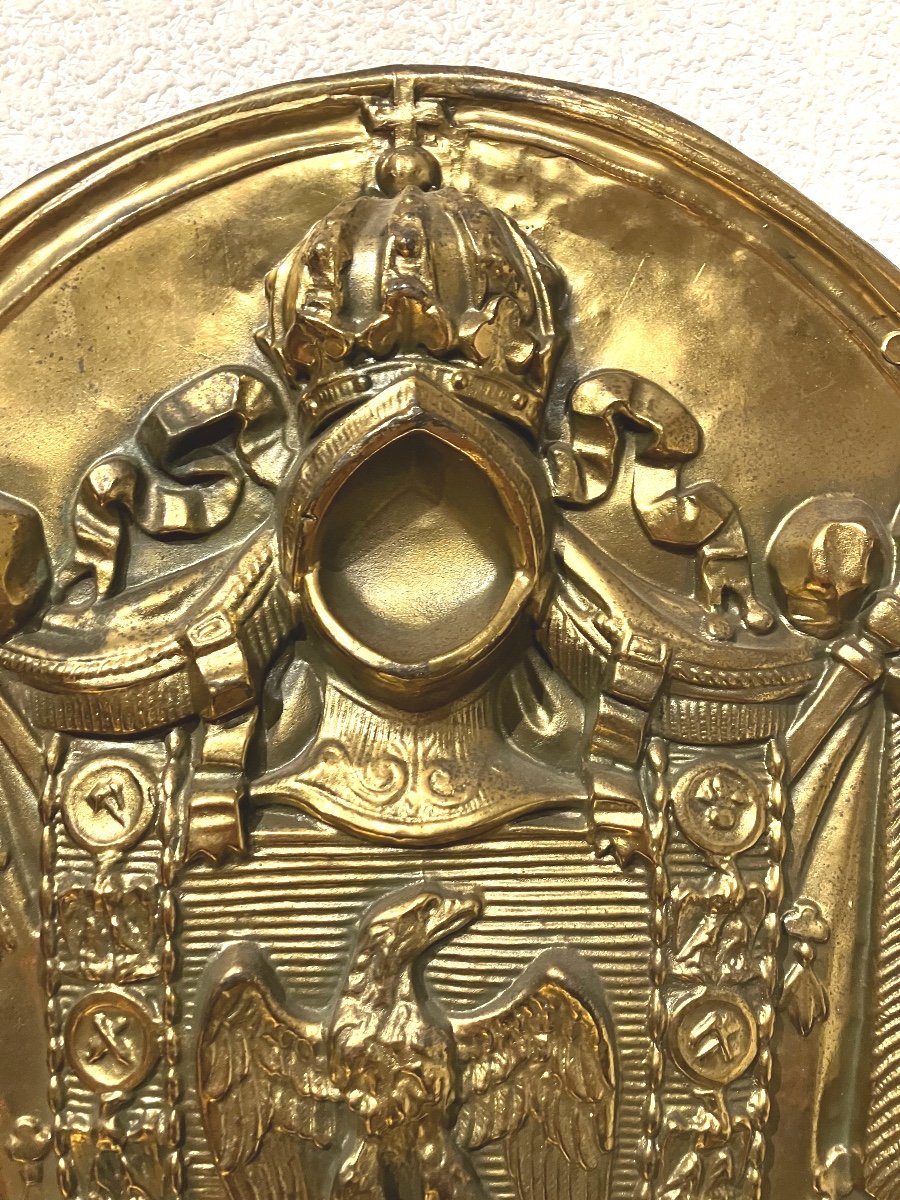 Plaque De Notaire Dorville à Paris En Bronze Second Empire -photo-4