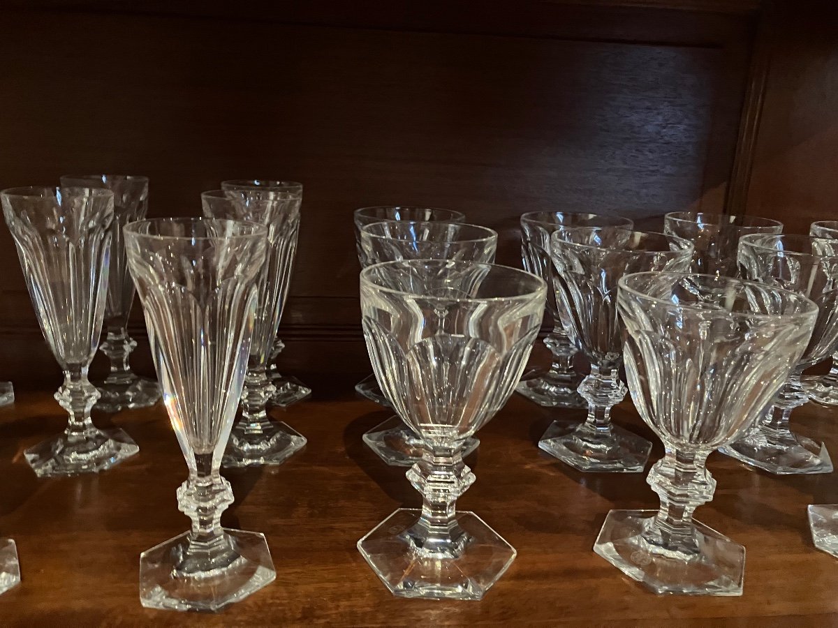 Harcourt Baccarat 48 Piece Crystal Glasses And Flutes Set -photo-4