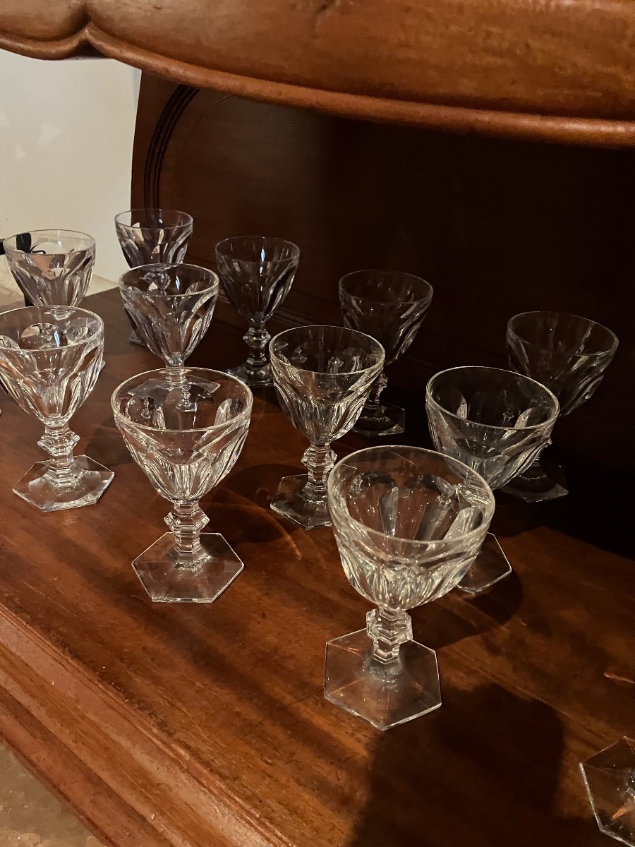 Harcourt Baccarat 48 Piece Crystal Glasses And Flutes Set -photo-3