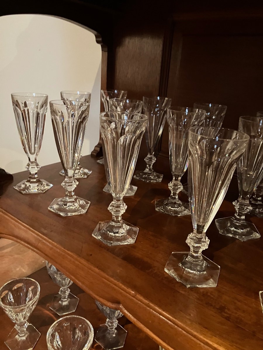 Harcourt Baccarat 48 Piece Crystal Glasses And Flutes Set -photo-5