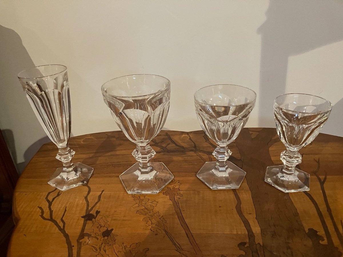 Harcourt Baccarat 48 Piece Crystal Glasses And Flutes Set -photo-7
