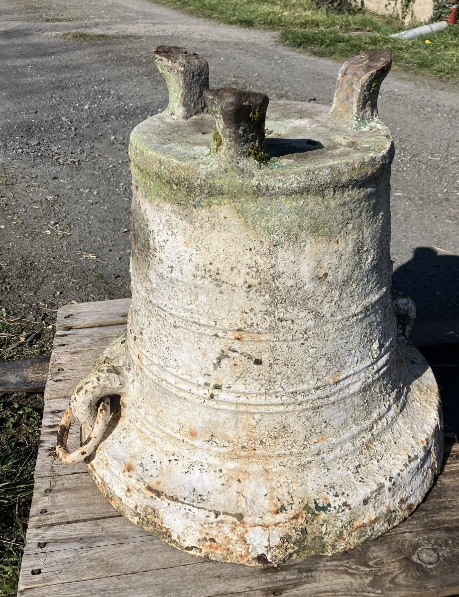 Important Cast Iron Mortar Late 15th Century Planter Basin -photo-5