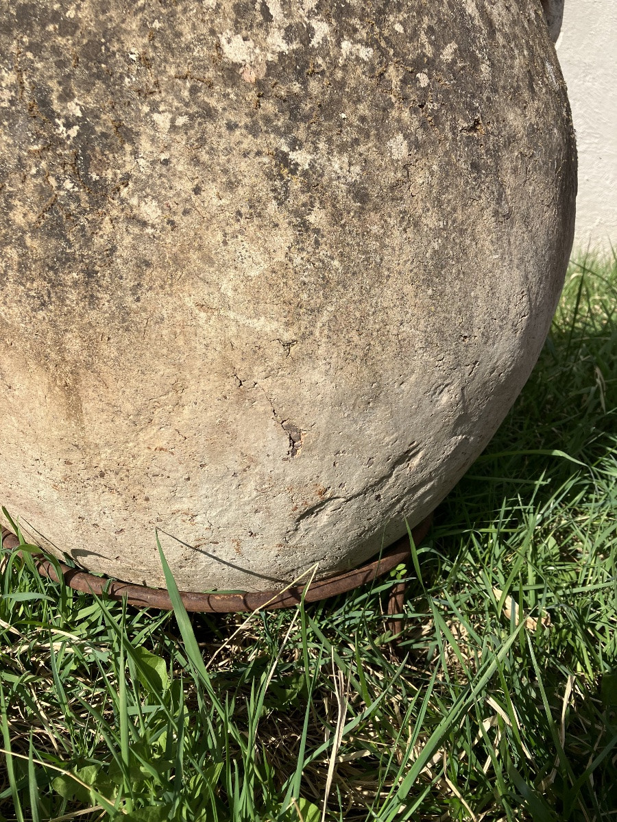 Pair Of Large Garden Pots, Olive Bowls, Planters, 18th Century-photo-1