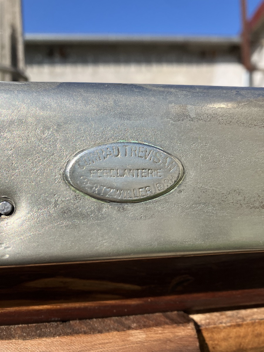 Large Bar Counter Cafe Bistro Zinc Beer Pump And Cooler Early 20th Century -photo-1