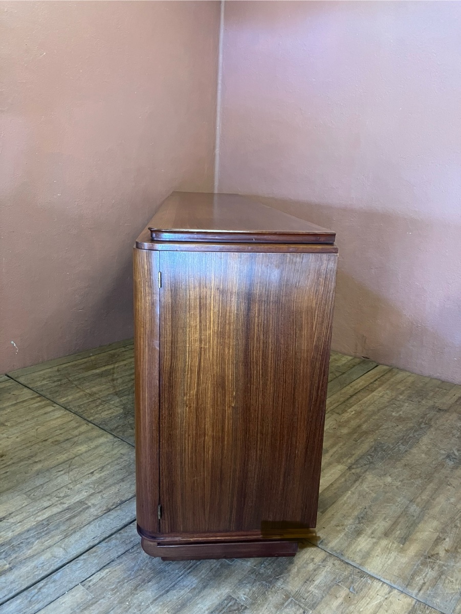 Majorelle Nancy Large Art Deco Sideboard 250 Cm In Mahogany -photo-4