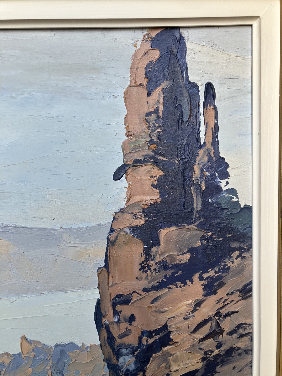 André Kauffer Corse Calanches De Piana 53 x 72 cm Entourage De  Pierre Bach-photo-4