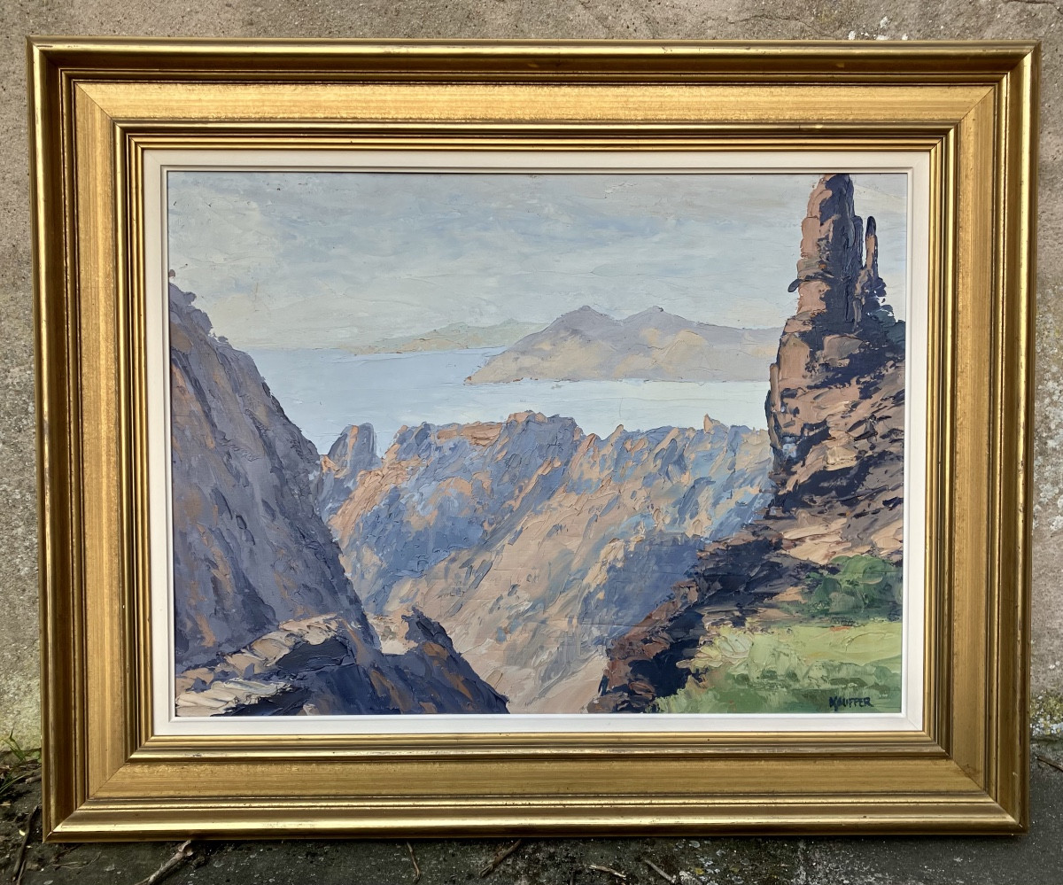André Kauffer Corse Calanches De Piana 53 x 72 cm Entourage De  Pierre Bach