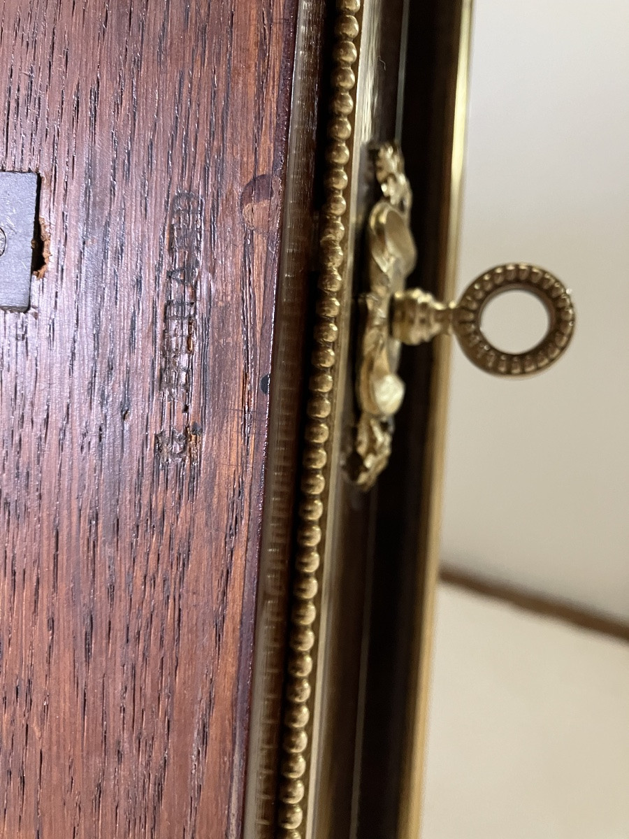 Gervais Maximilien Durand Small Mahogany Writing Desk Stamped G Durand  -photo-2
