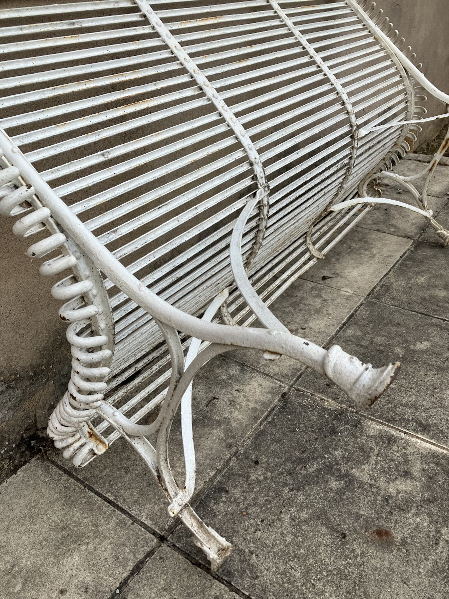 Banc en fer et fonte Arras 19 eme-photo-2