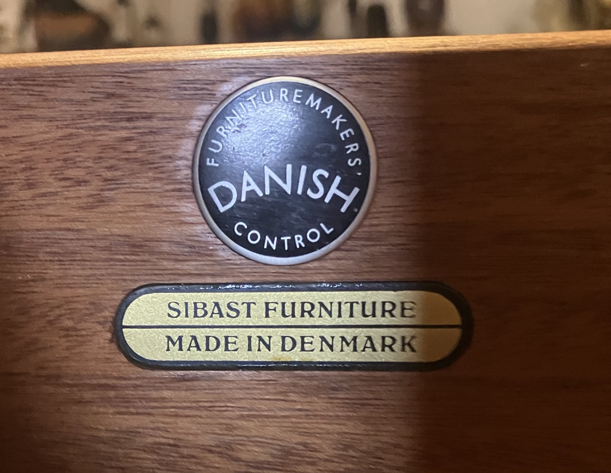 Arne VODDER Commode scandinave edition Sibast 1960 Danemark en Teck-photo-2