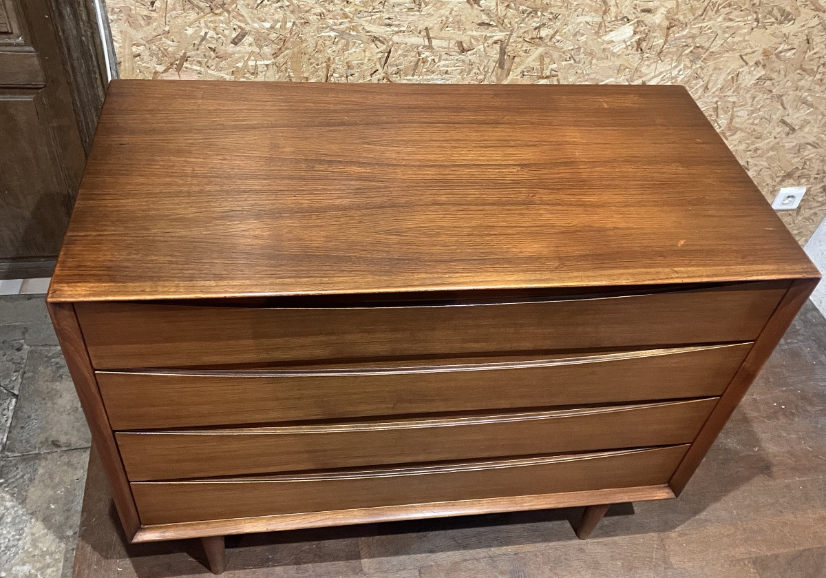 Arne VODDER Commode scandinave edition Sibast 1960 Danemark en Teck-photo-5