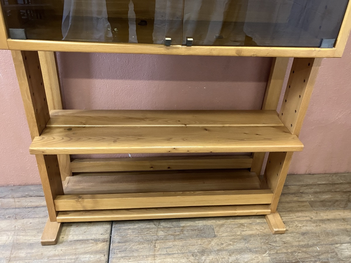 Maison Regain Modular Elm Shelving Unit Library Trolley-photo-5