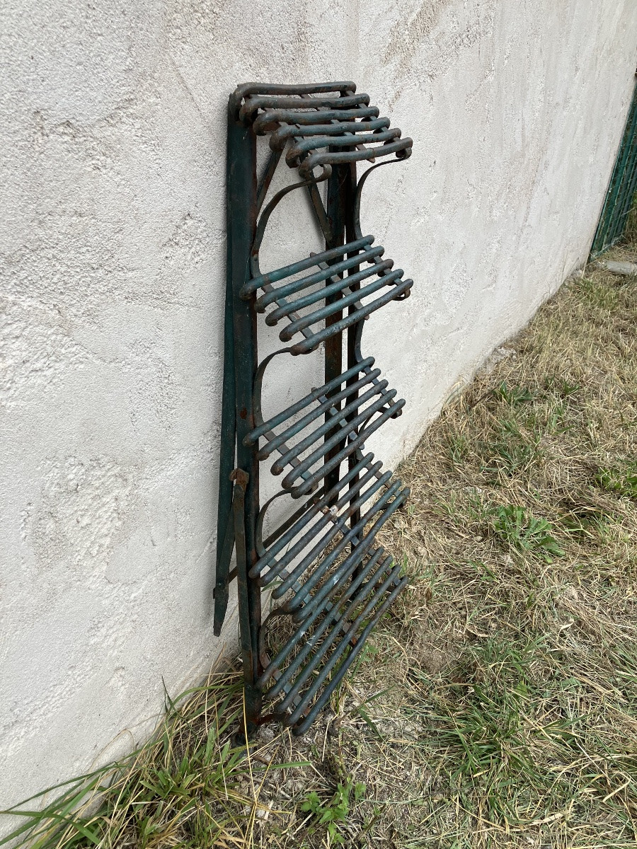 Half-round Arras Iron Plant Ladder And Clogs Garden Decoration-photo-2