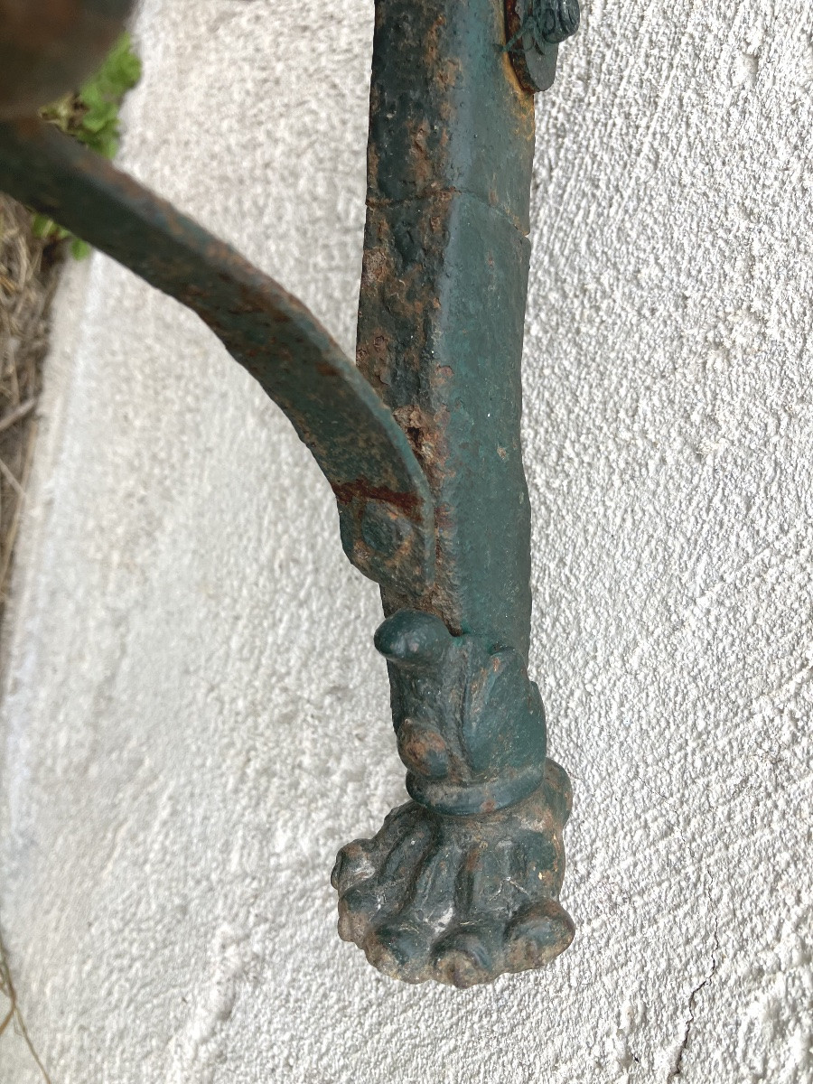 Half-round Arras Iron Plant Ladder And Clogs Garden Decoration-photo-3