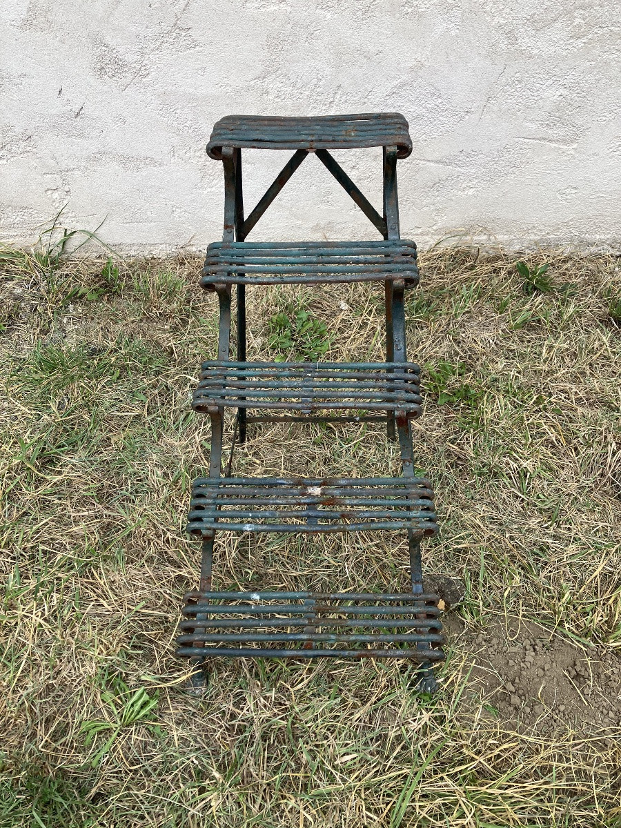 Half-round Arras Iron Plant Ladder And Clogs Garden Decoration-photo-4