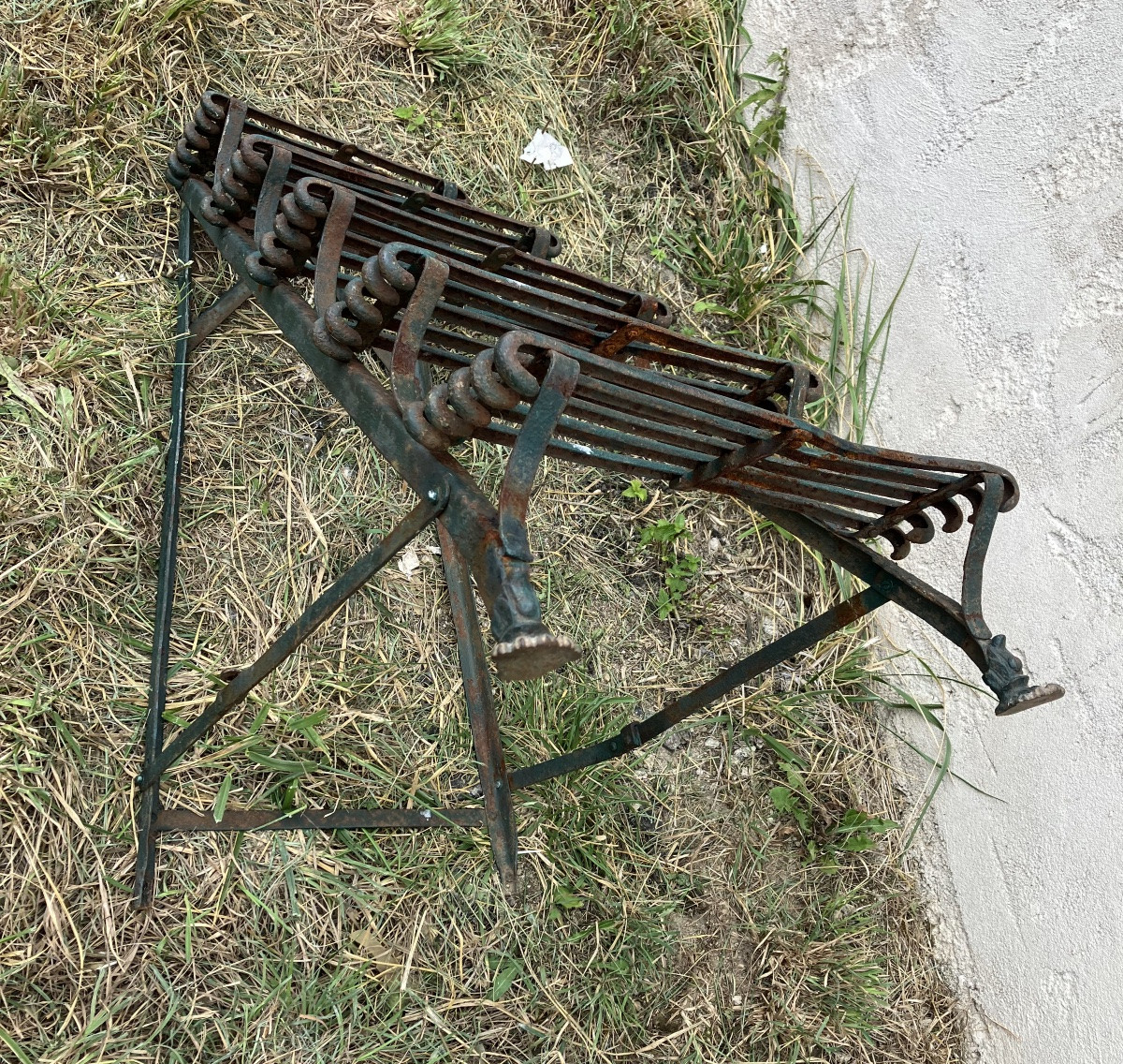 Half-round Arras Iron Plant Ladder And Clogs Garden Decoration-photo-7