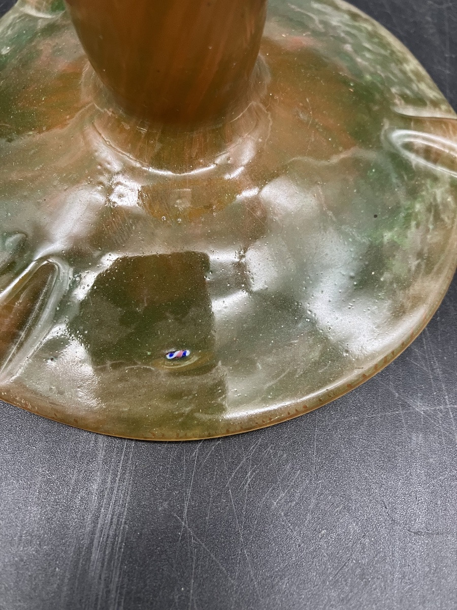Schneider Lampe champignon art deco Charder Le Verre Français -photo-4