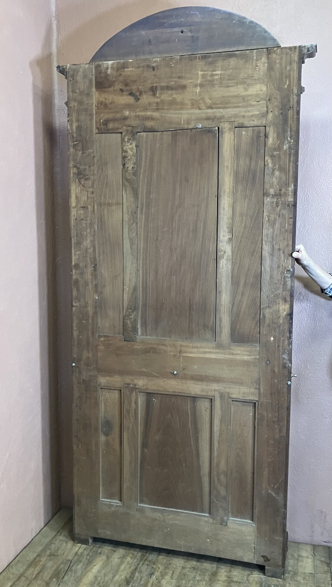 vestiaire porte manteaux en noyer Napoléon III largeur 1 mètre-photo-1