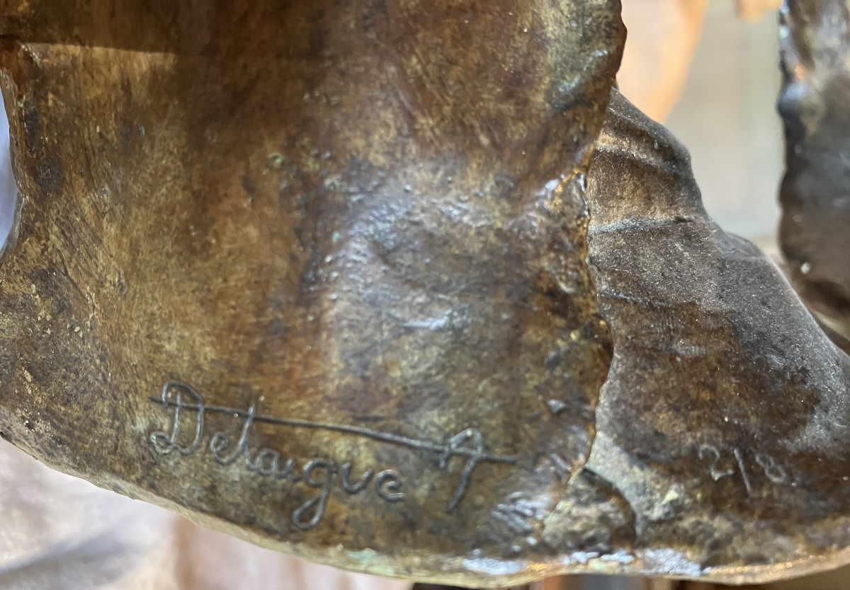 Annabelle Delaigue Bronze Gestures Of The Wind Lost Wax Limited Edition -photo-4