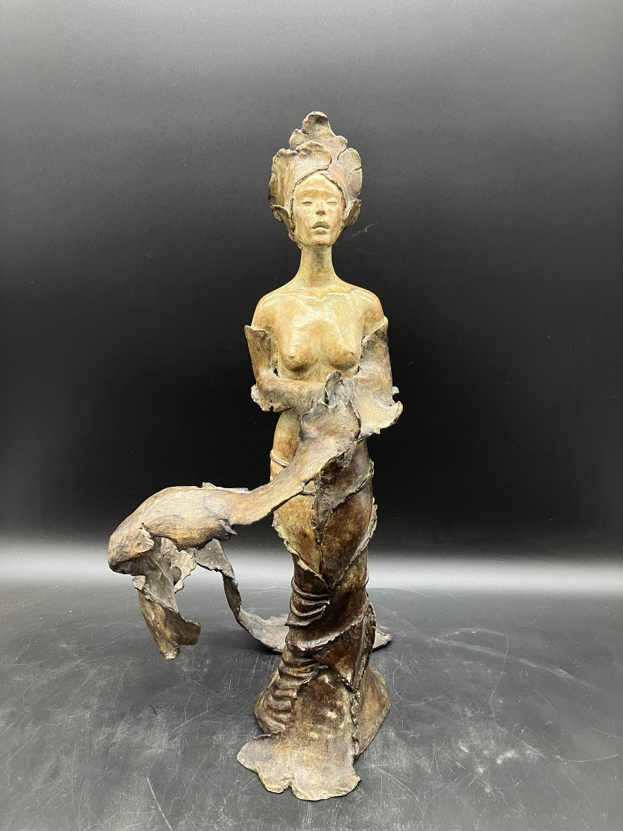 Annabelle Delaigue Bronze Gestures Of The Wind Lost Wax Limited Edition -photo-1