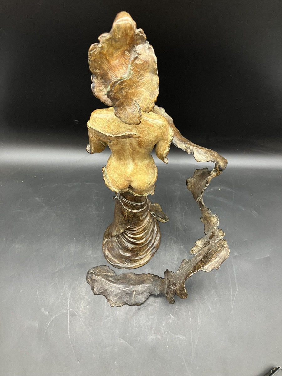 Annabelle Delaigue Bronze Gestures Of The Wind Lost Wax Limited Edition -photo-4