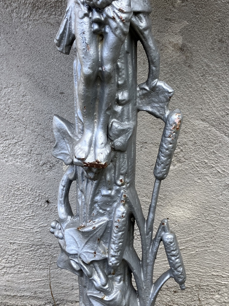 Cast Iron Cemetery Cross Christ Height 131 Cm-photo-2