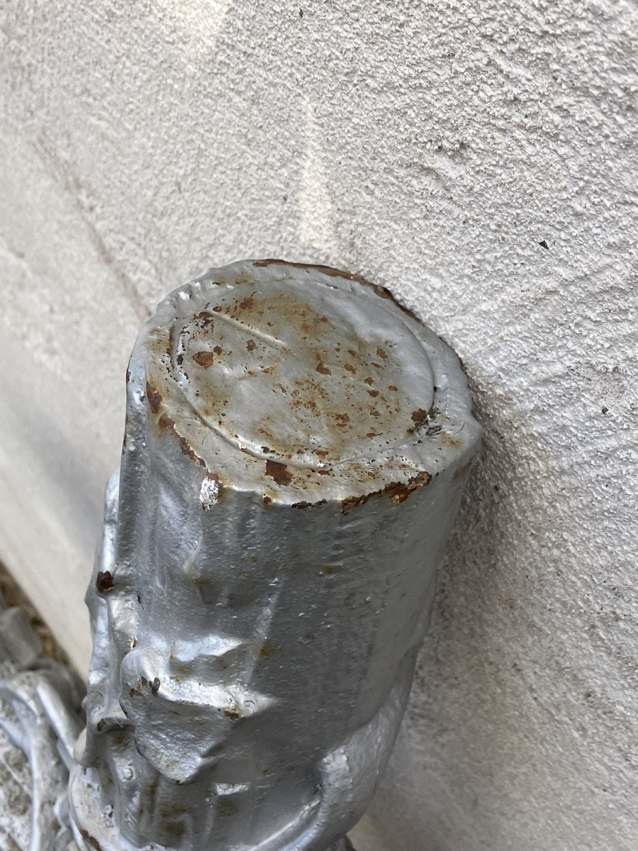 Cast Iron Cemetery Cross Christ Height 131 Cm-photo-6