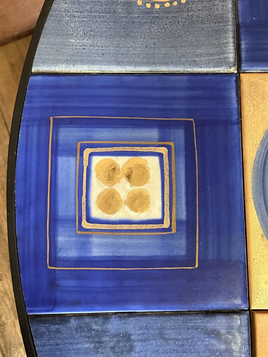 Georges Pelletier For La Roue Vallauris Modular Coffee Table-photo-8