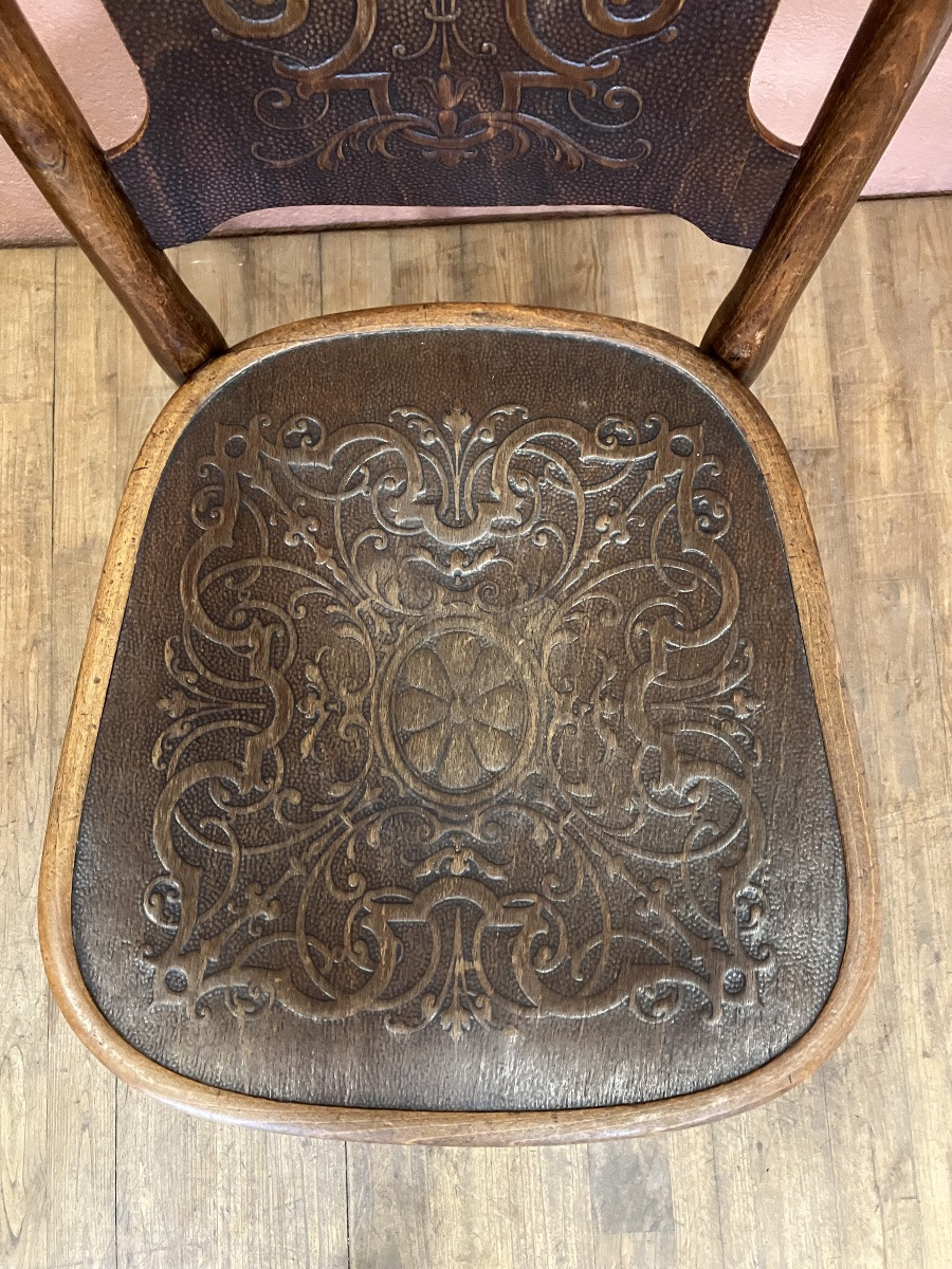 Thonet Série de 4 chaises bistrot -photo-2