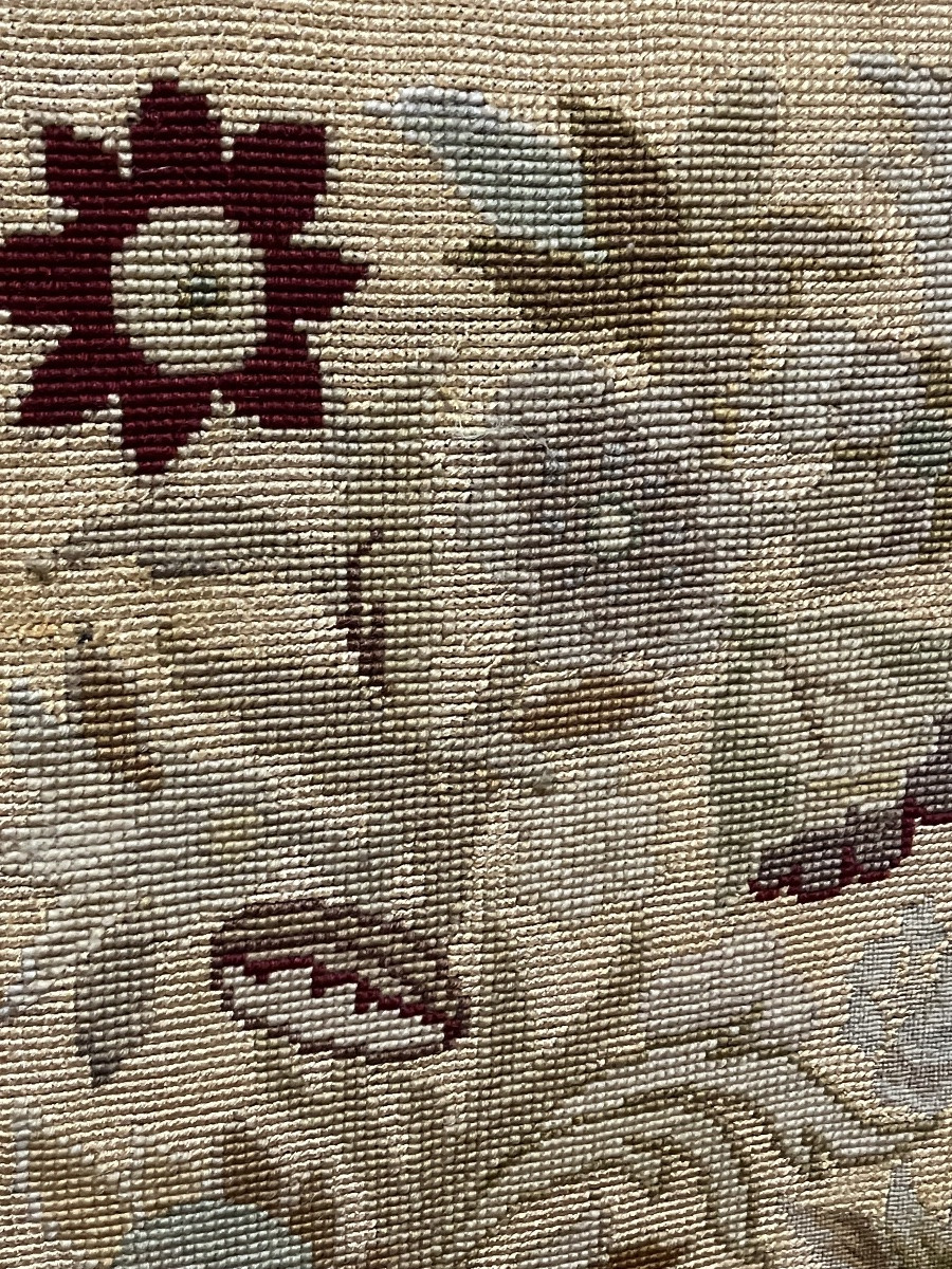 Grand Ecran de cheminée  en bois doré Napoléon III-photo-2