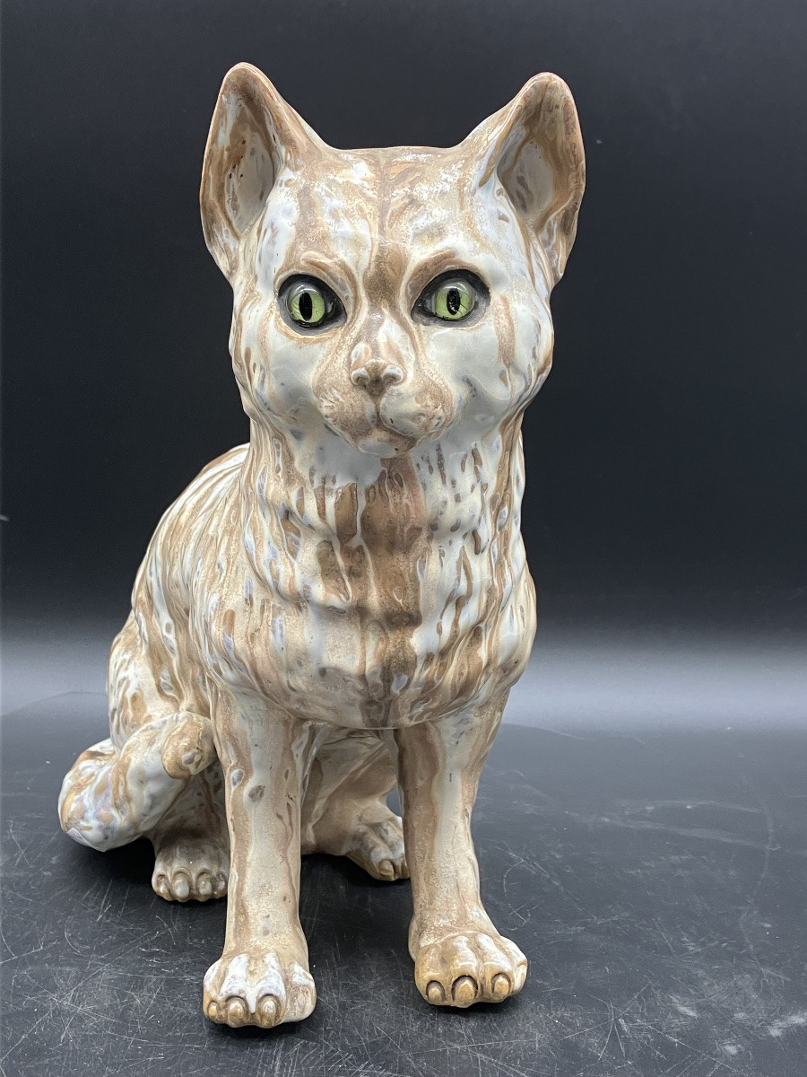 Charles Virion Chat céramique Rambervillers-photo-4