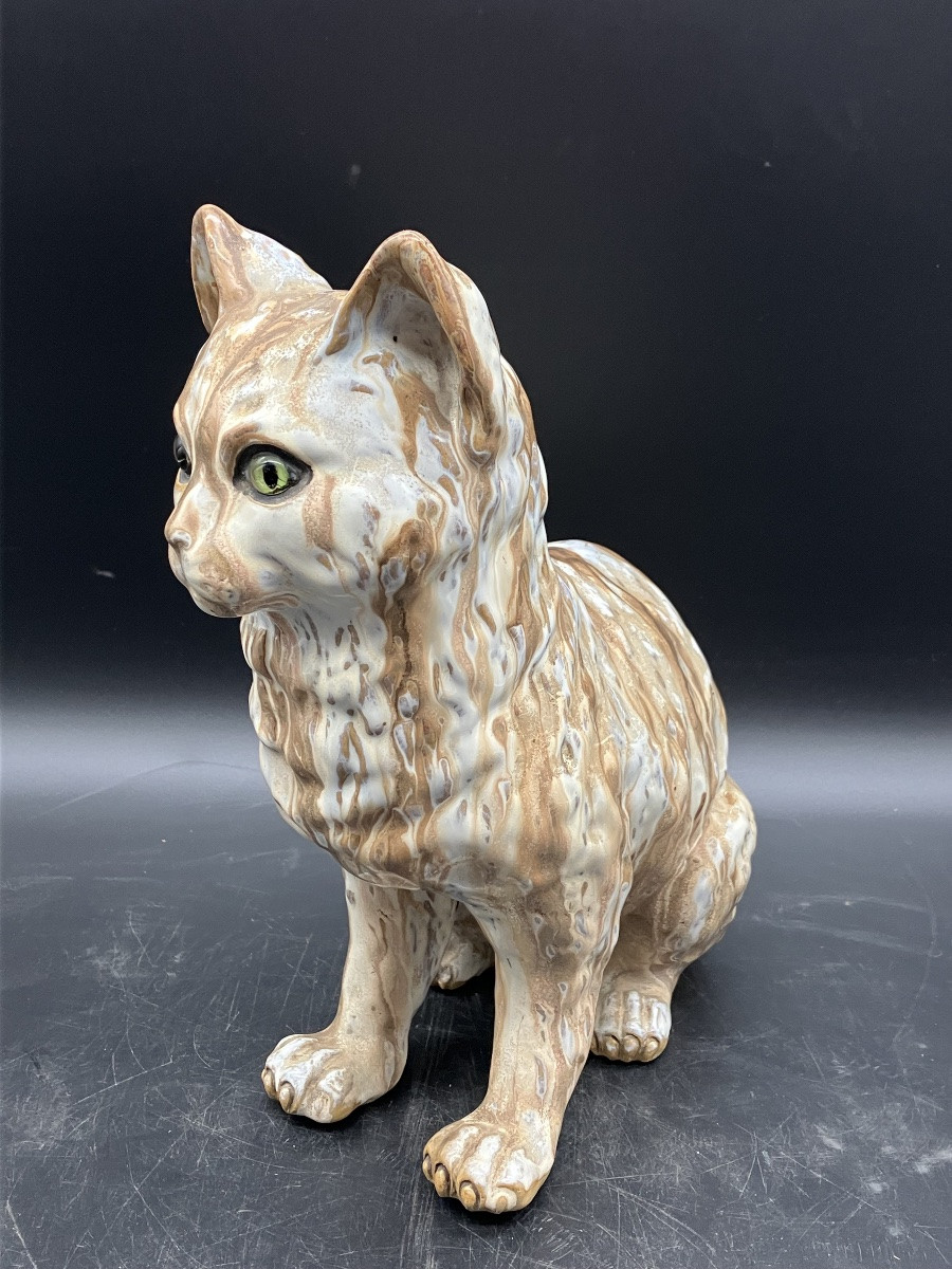 Charles Virion Chat céramique Rambervillers-photo-2