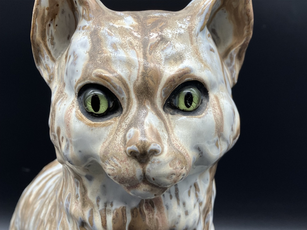 Charles Virion Chat céramique Rambervillers-photo-4