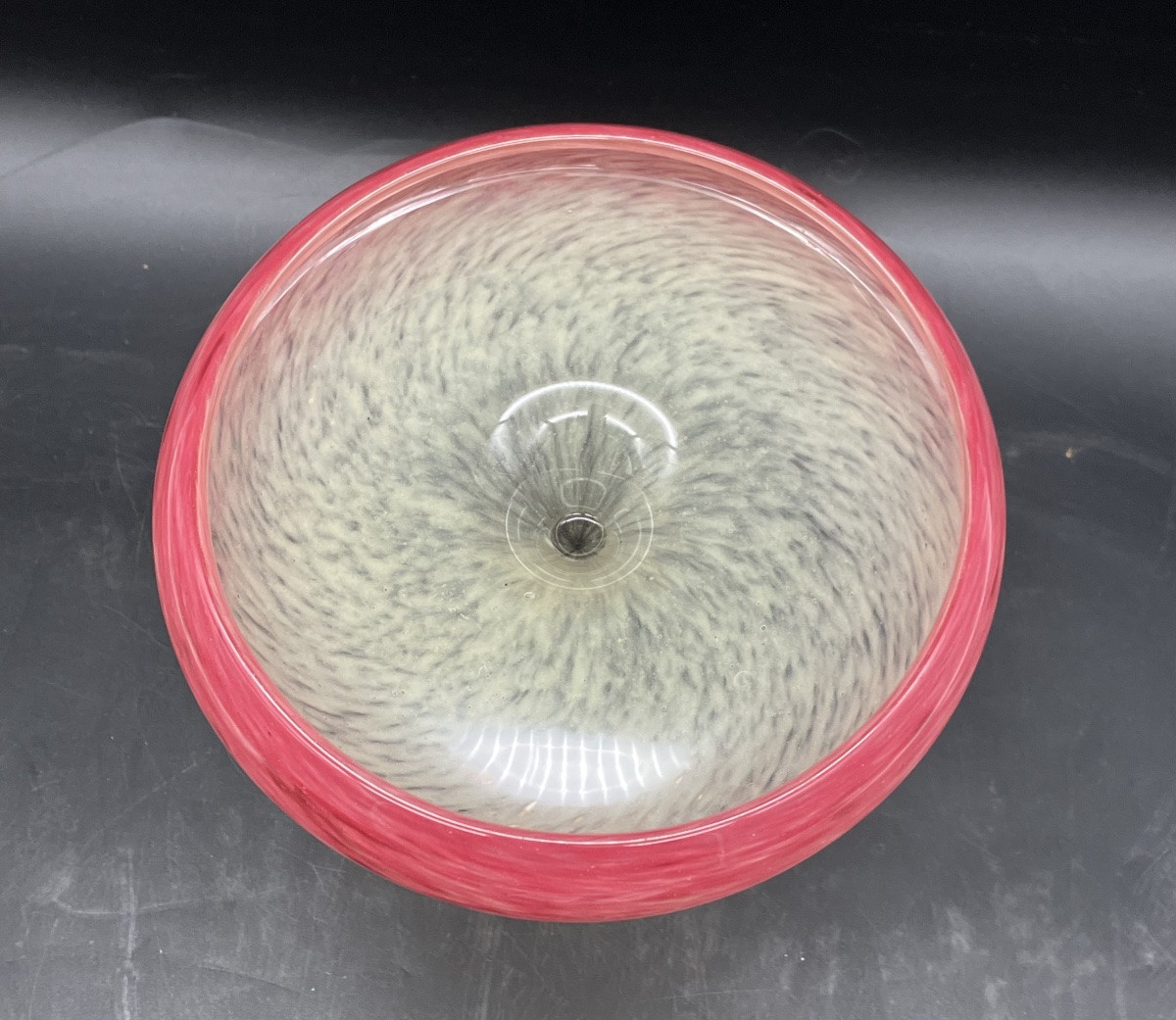 Charles Schneider coupe bijou  art déco verre-photo-4