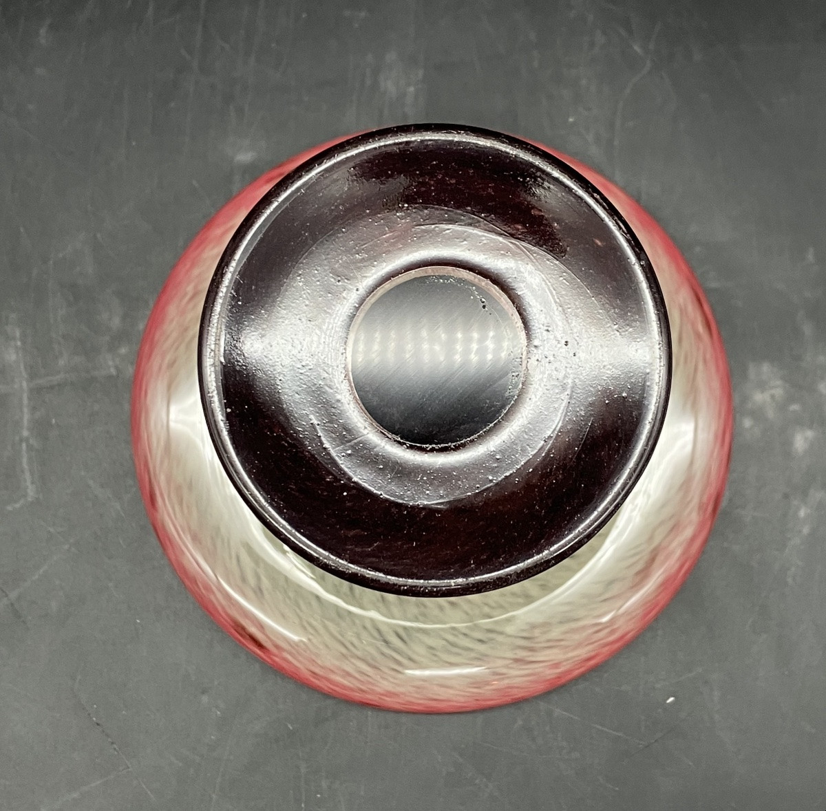 Charles Schneider coupe bijou  art déco verre-photo-4