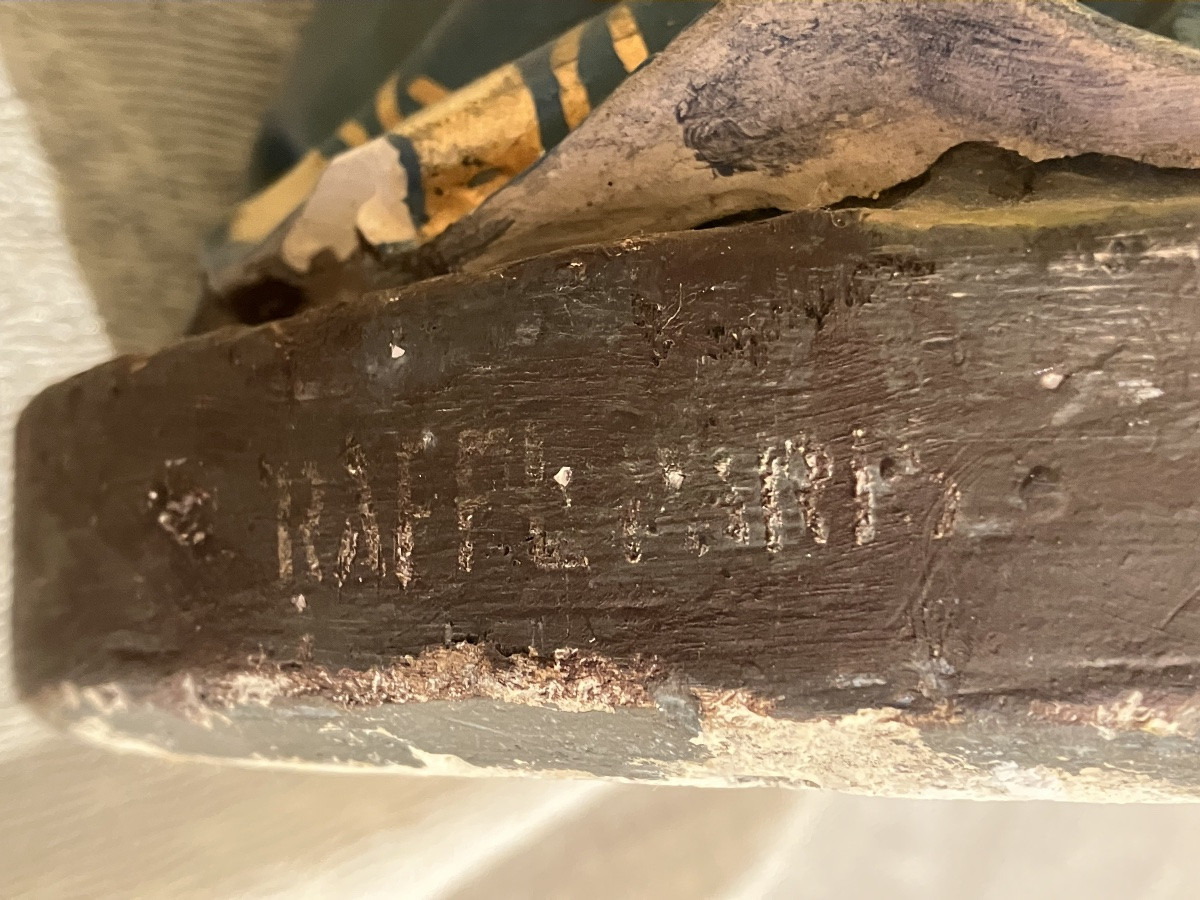 Raffl Paris Large Nativity Figures The Three Wise Men In Polychrome Plaster Santons-photo-8