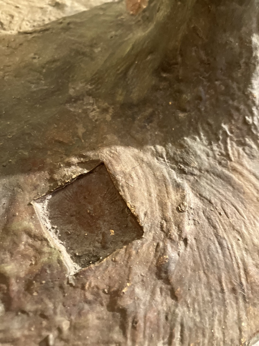 Raffl Paris Grands Personnages de crèche Les bergers  en plâtre polychrome Santons Noël-photo-5