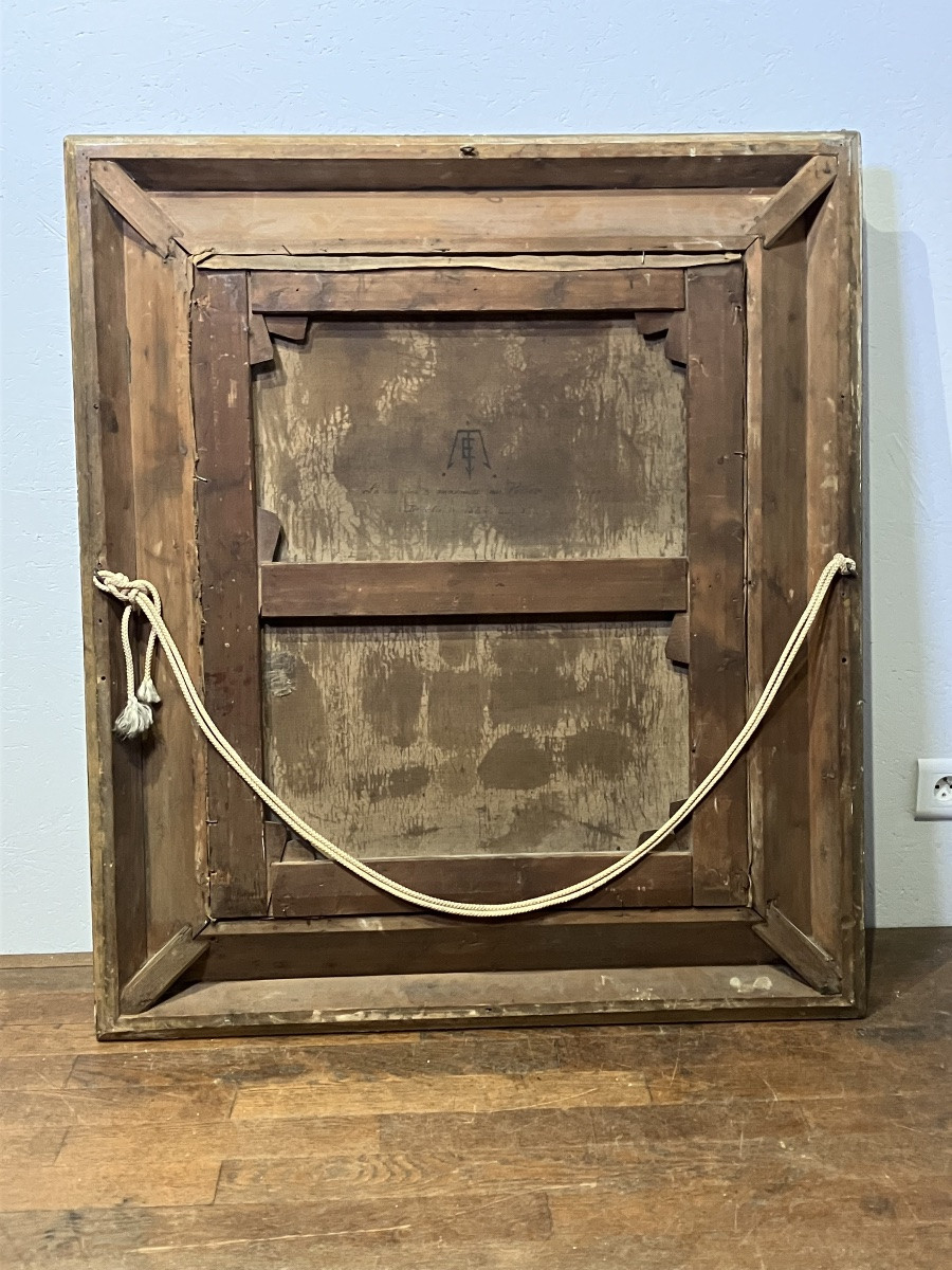 Emile Louis MATHON Dieppe le Pollet Tableau rue des 3 marmots-photo-5