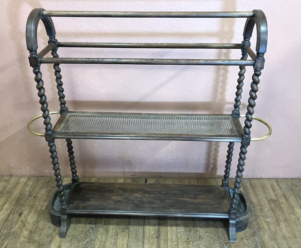 Clothes Rack, Changing Room, Oak Clothes Rack -photo-3