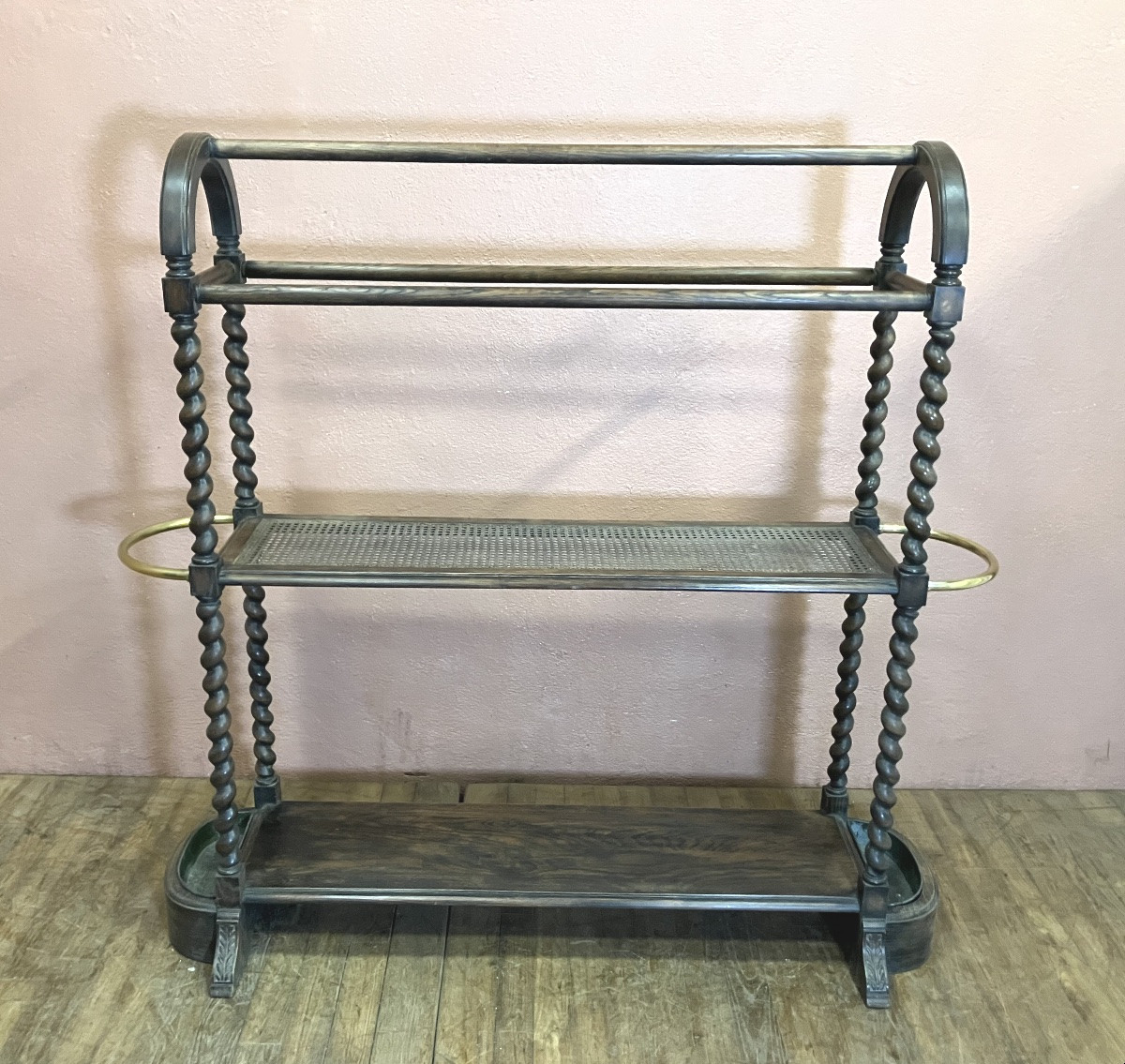 Clothes Rack, Changing Room, Oak Clothes Rack -photo-2