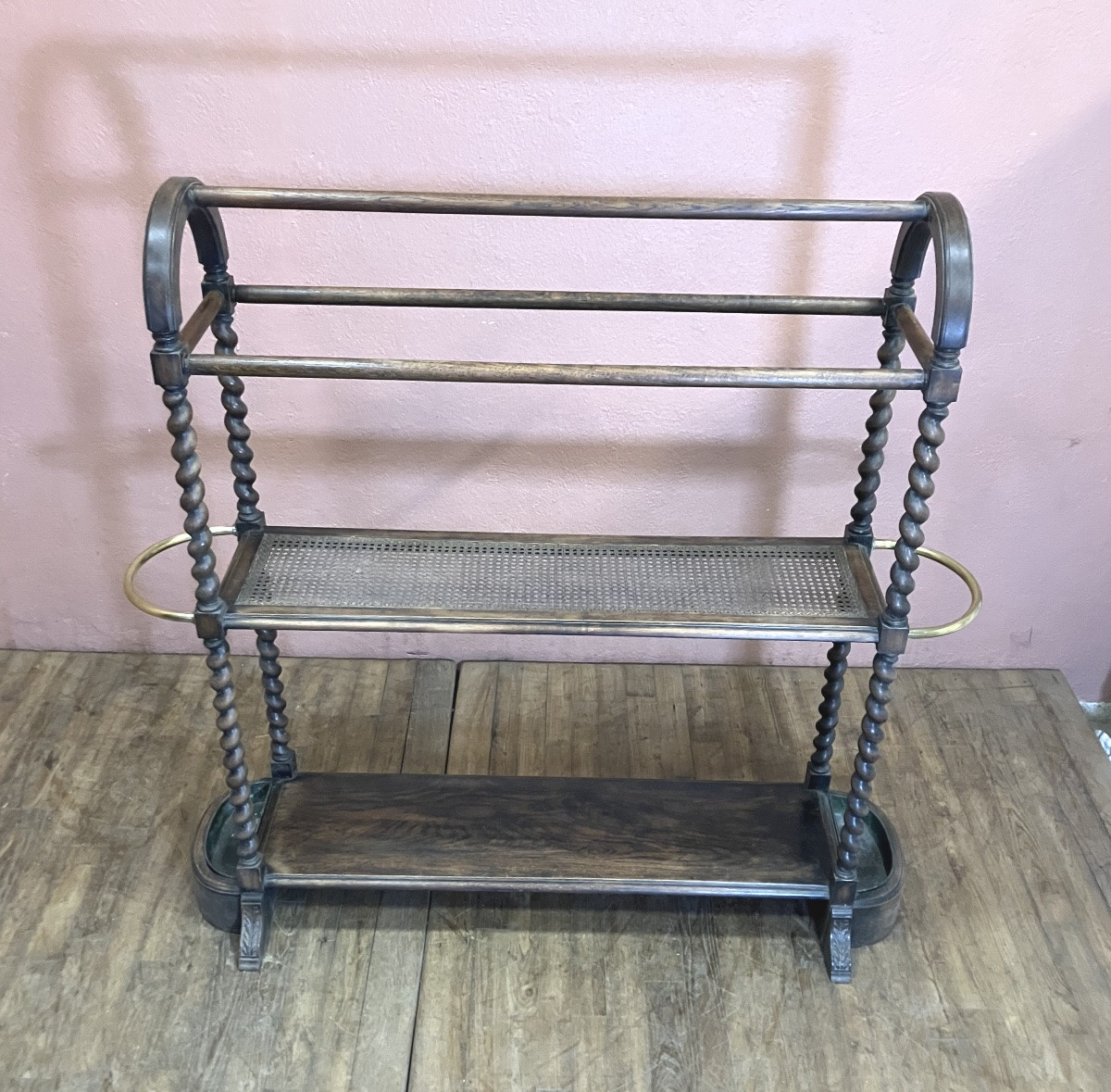 Clothes Rack, Changing Room, Oak Clothes Rack -photo-7