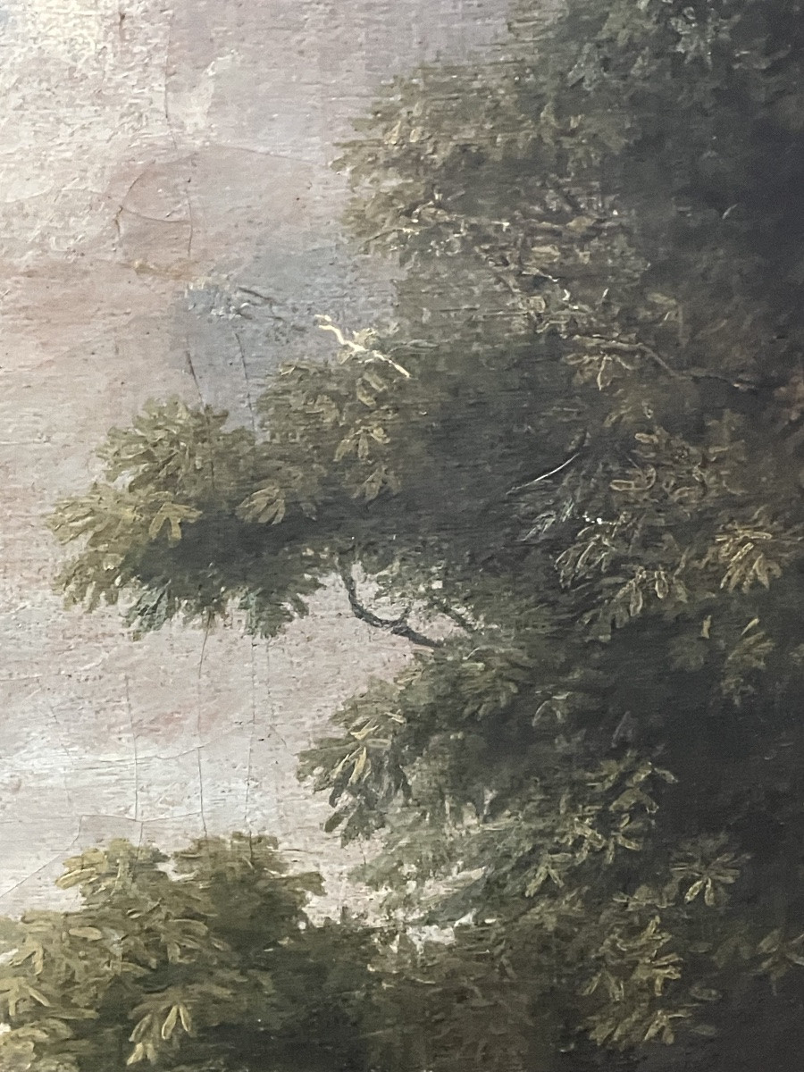 Claude Gellée Dit Claude Le Lorrain Paysage avec bétail et paysans 59 x 75 cm dlg Van Bloemenn-photo-7