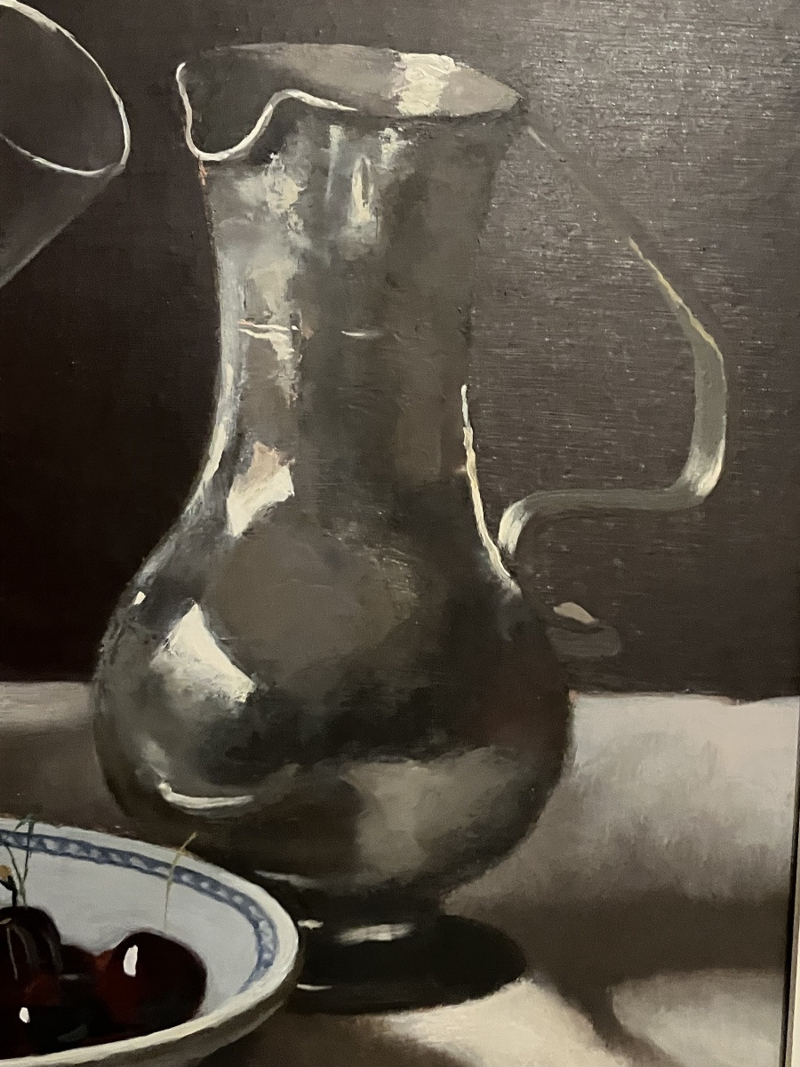 Pierre Jouffroy, Still Life With A Plate Of Cherries, Franche-comté, Painter From Franche-comté  -photo-4