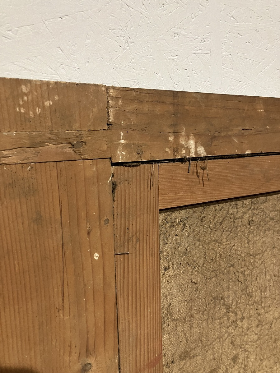 Louis XVI Period Trumeau, 156 X 113 Cm, With Painting Of A Hunting Scene -photo-8