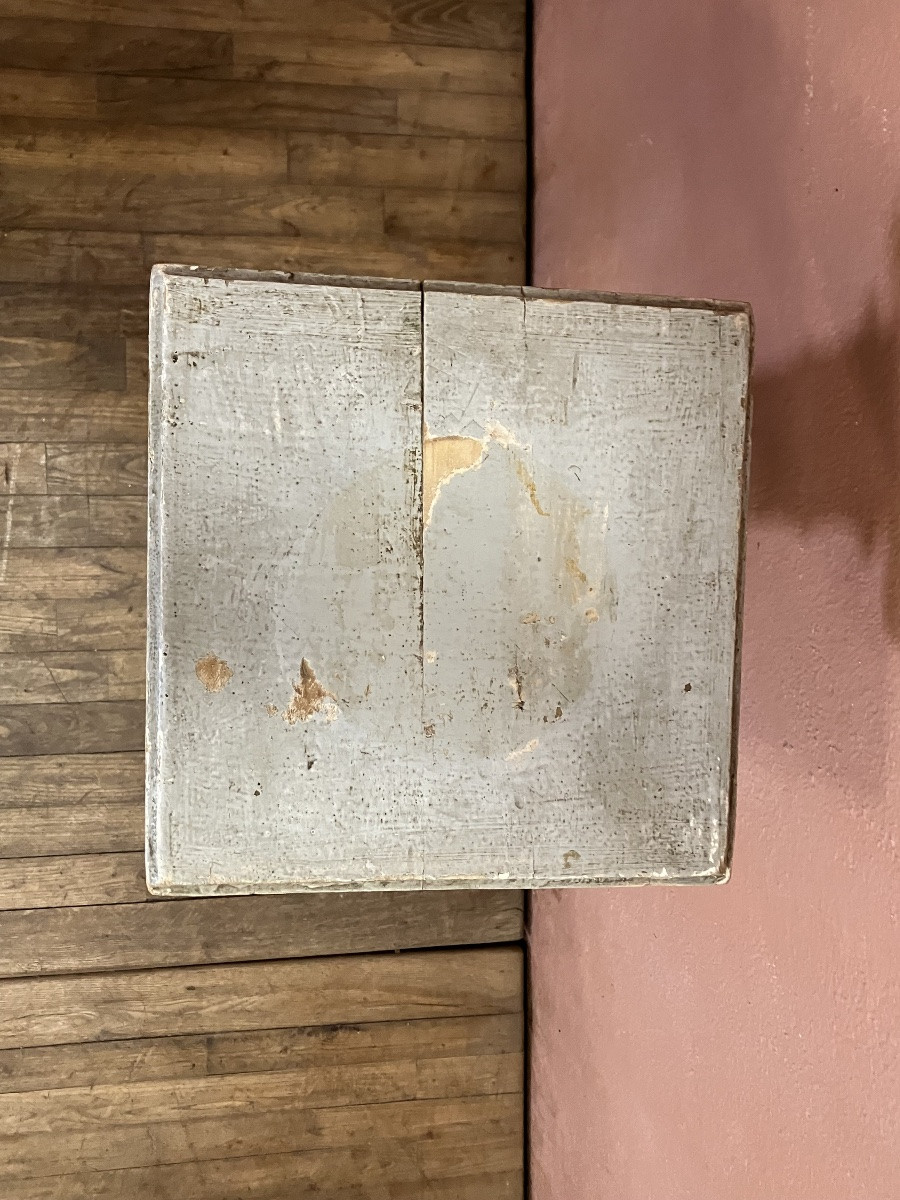 Colonne sellette en bois laqué 19ème siècle Napoléon III -photo-4