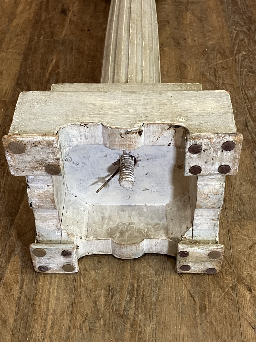 Colonne sellette en bois laqué 19ème siècle Napoléon III -photo-5