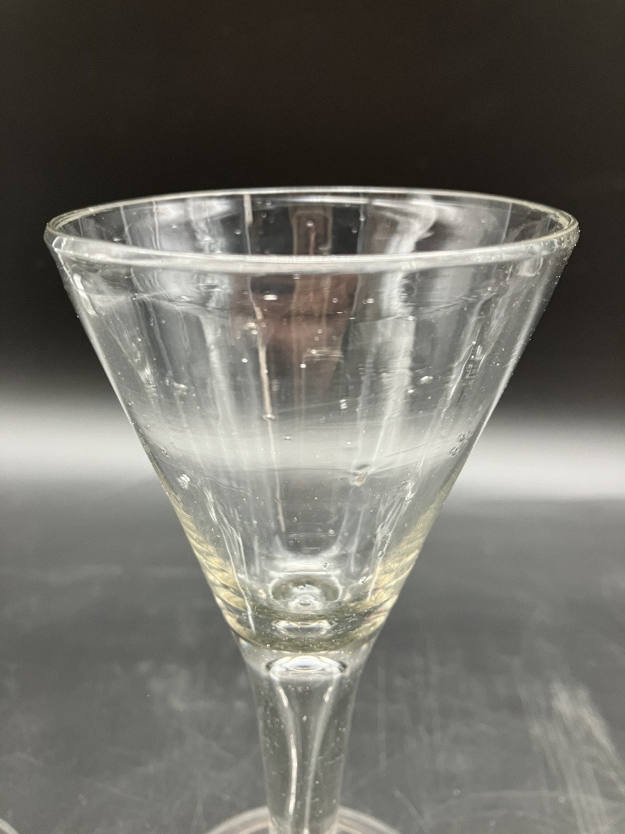 Rare série de 4 verres XVIII ème Hauteur 16 cm-photo-2