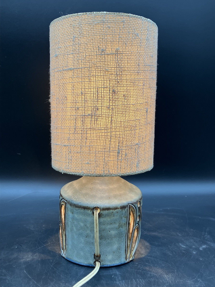 Robert Perot Lamp, Vieux Moulin Vallauris Malarmey, Openwork Ceramic, 1950s-photo-5