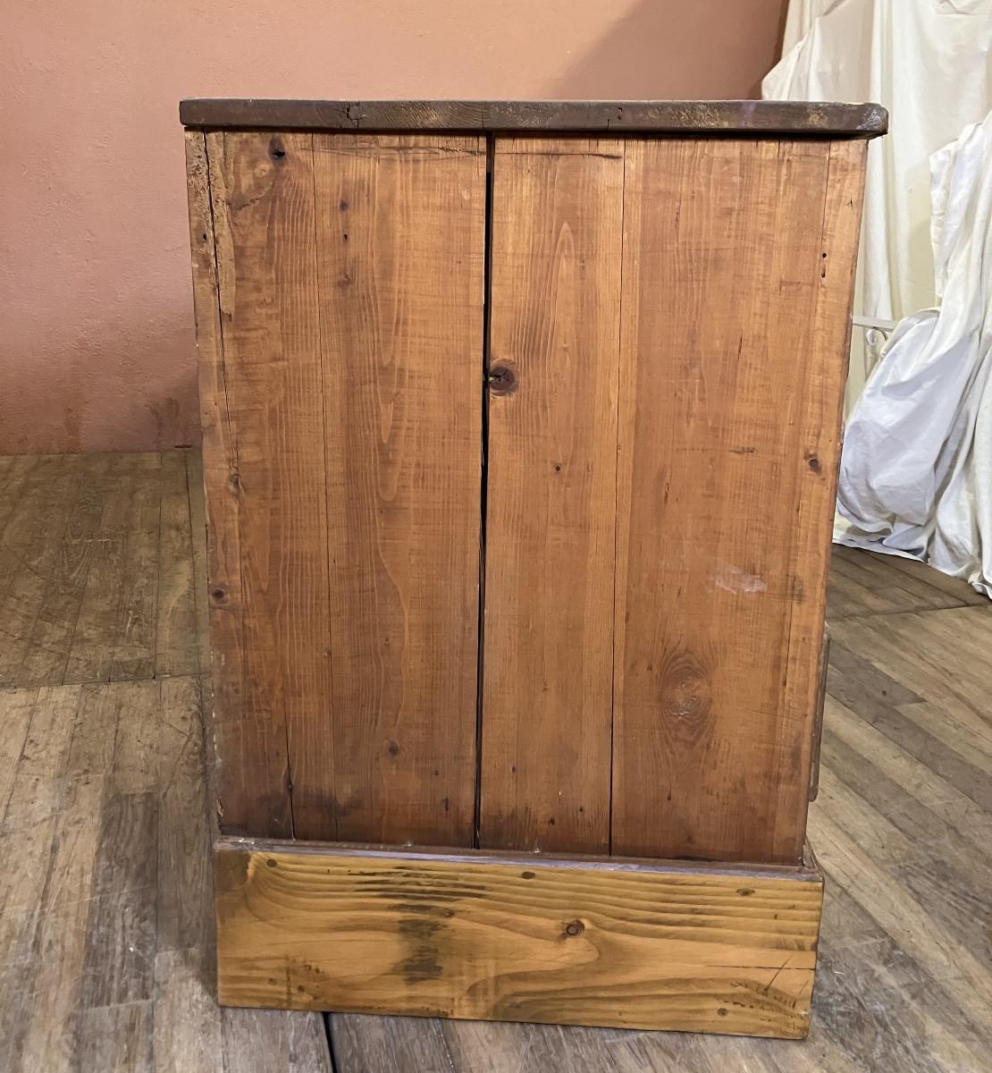 Large Fir 9-drawer Craft Cabinet 248 Cm-photo-4